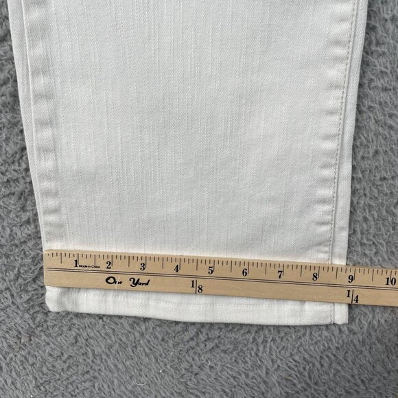 Y2K Levis 515 Womens 10 L Nouveau Bootcut White  Mid Rise Denim - Picture 10 of 10
